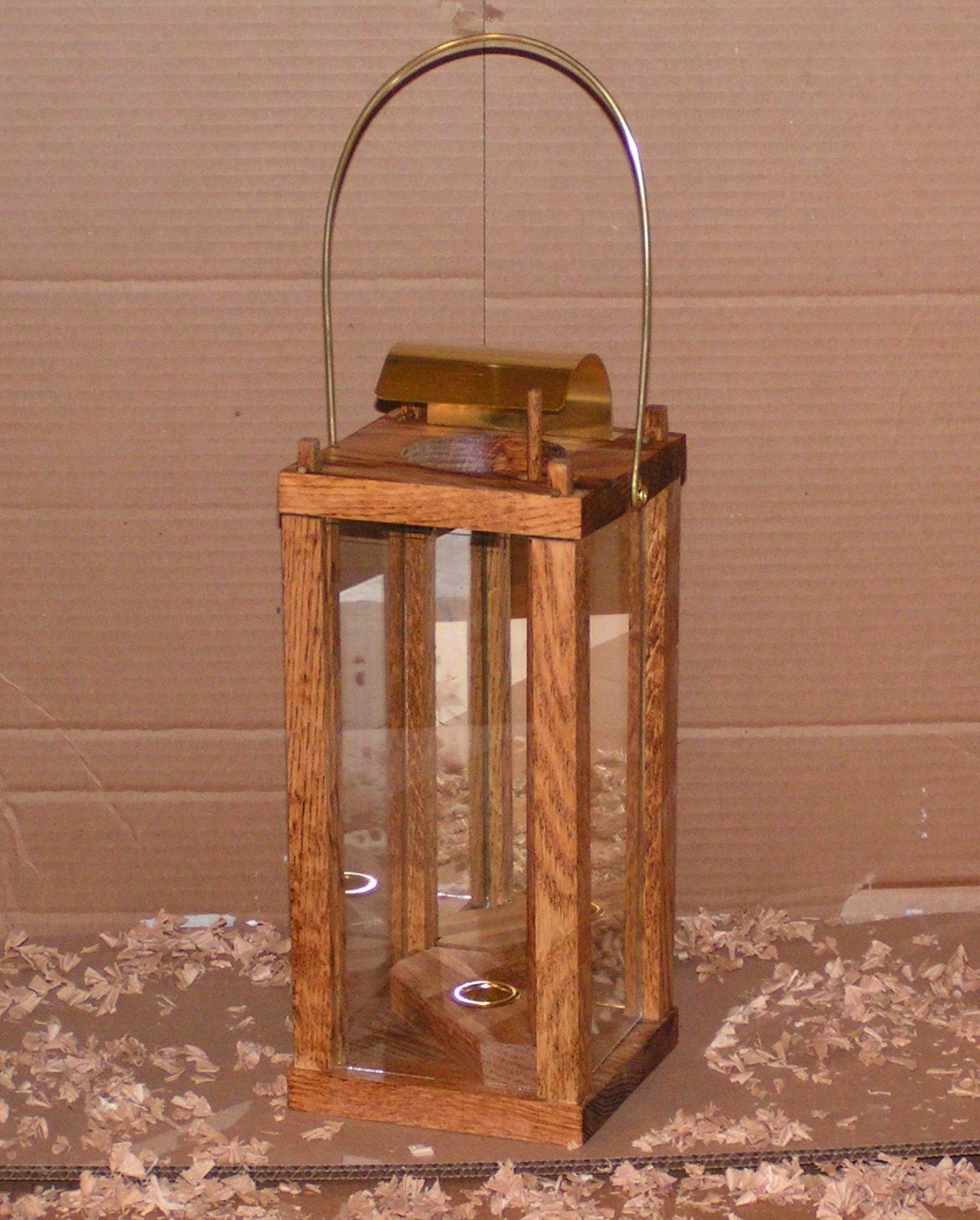 WOODEN CANDLE LANTERN by mkarp143 on Etsy