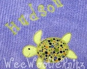Sea Turtle Beach Towel Boys Girls Personalized Applique Bath Embroidered Boutique Style You Design