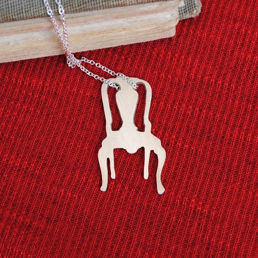Antique Queen Anne Chair Necklace