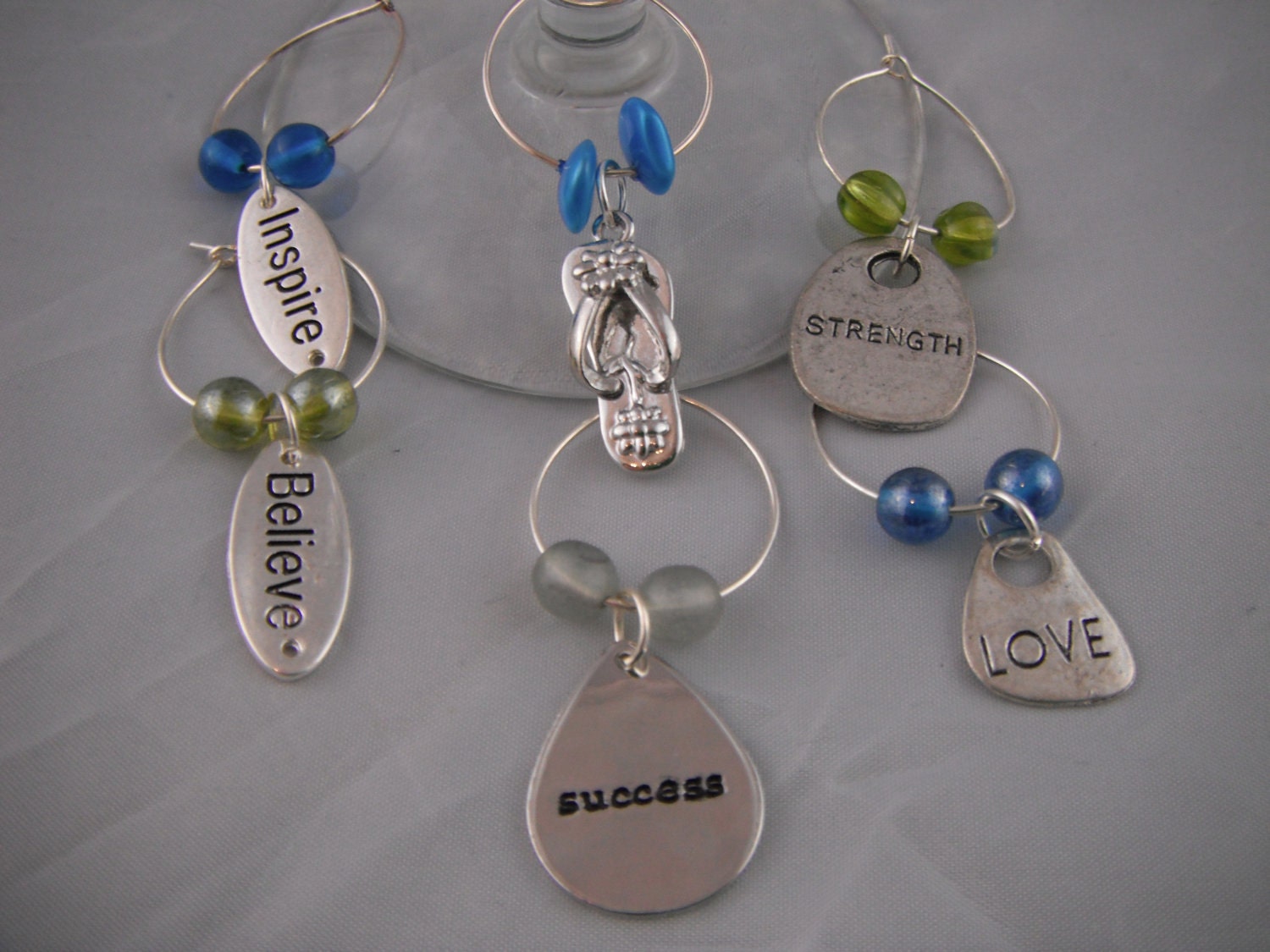 Flip Flop Wine Glass Charm Collection