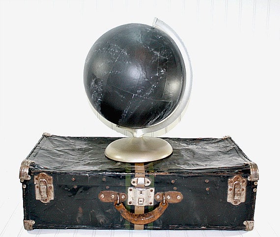 Vintage Globe / Vintage Chalkboard Globe/ Industrial