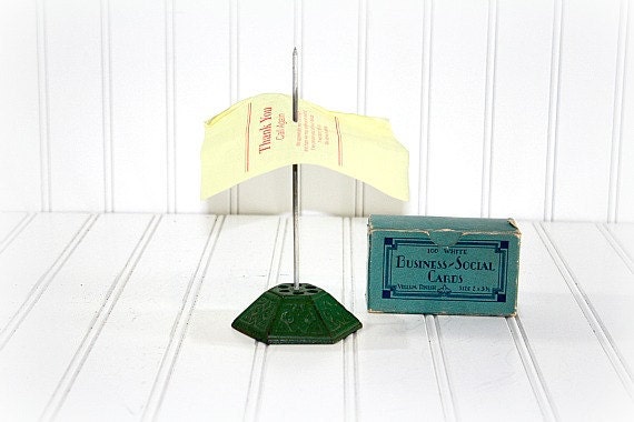 Vintage Receipt Spike