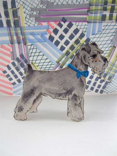 Custom Dog Portrait - Cardboard Cut Out Original Pet Illustration