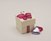 Fuchsia Pink Butterfly Favor Box- Stunning favor box perfect for butterfly themed weddings, fuchsia pink weddings,kids birthday parties