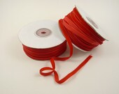 3yds- 1/4'' Luxury red velvet ribbon for all scrapbooking, packaging, favor boxes etc.