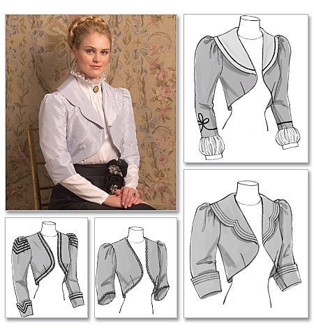 Victorian Era Steampunk Jacket Plus Size Sewing Pattern Sz 14,16-18-20 Butterick Pattern 5232