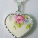Fiona And The Fig Vintage Broken China Necklace Pendant Charm