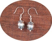 Sterling silver beaded earrings