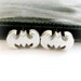 Baby Bat silver Earrings - The dark knight rises earrings - Halloween bat earrings