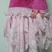 FREE POSTAGE..a soft pink lace vintage inspired pixie/fairy/ belly dancing belt/tutu...