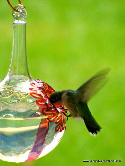 the kennedy style hummingbird feeder the by kennedyglassstudio the kennedy style hummingbird feeder the by kennedyglassstudio