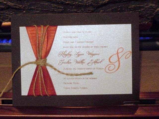 Rustic Country  - Wedding Invitations SAMPLE