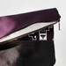 Tribal Pattern Printed Leather Pouch Plum No. ZP-101