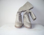 USA Cowboy Boots Leather 8.5