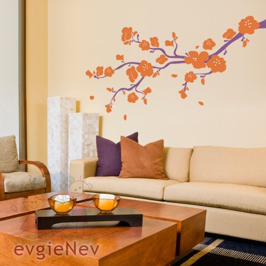 Cherry Blossoms Branch Wall Decal - BRCB010R