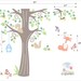 Children Wall Decal Wall Sticker - Animals in the Wood - Nursery Kids Vinyl Decal -  PLFR010L