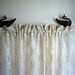 Vintage Cream Lace Curtain  Panel (1)