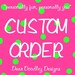 custom listing for tanyamcmanus