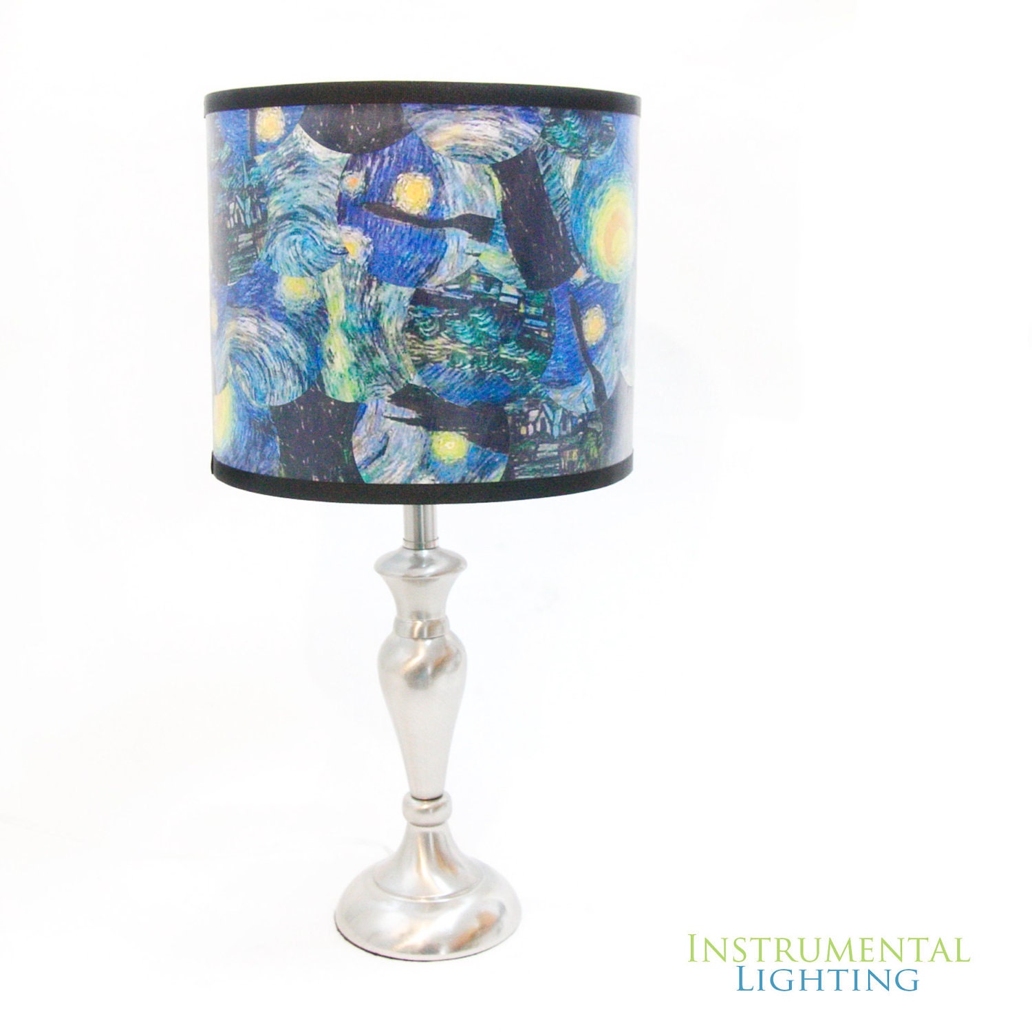 Starry Night Drum Lamp Shade