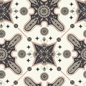 Ty Pennington Fabric - Impressions - Moorish in Charcoal