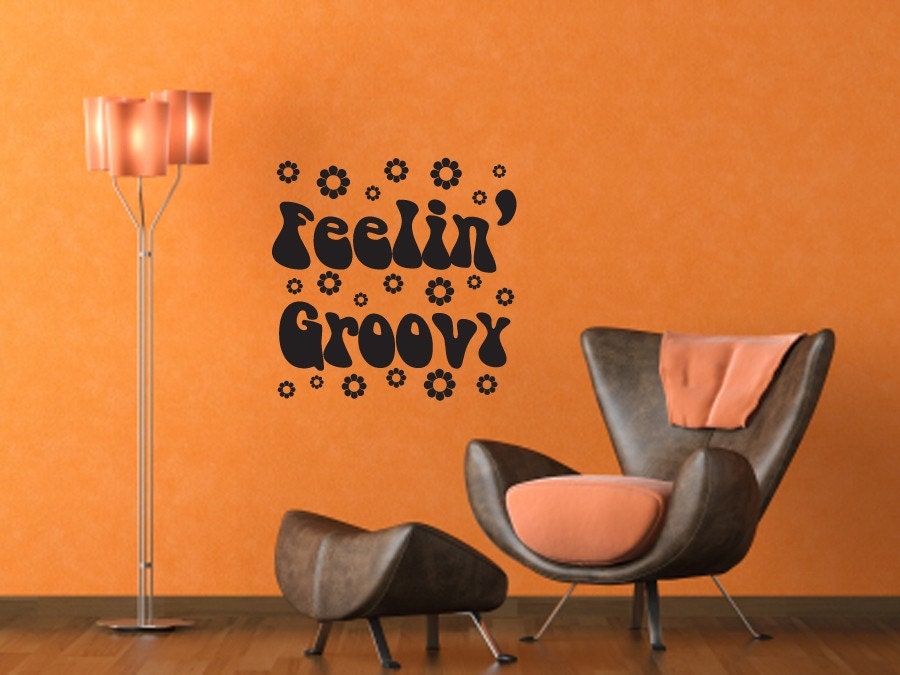 Wall Decal Feelin' Groovy with Wall Flowers