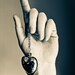 Hang My Heart - 5x7 Original Fine Art Photograph - Love - Romance - Heart - Chain - Romantic - Sweet