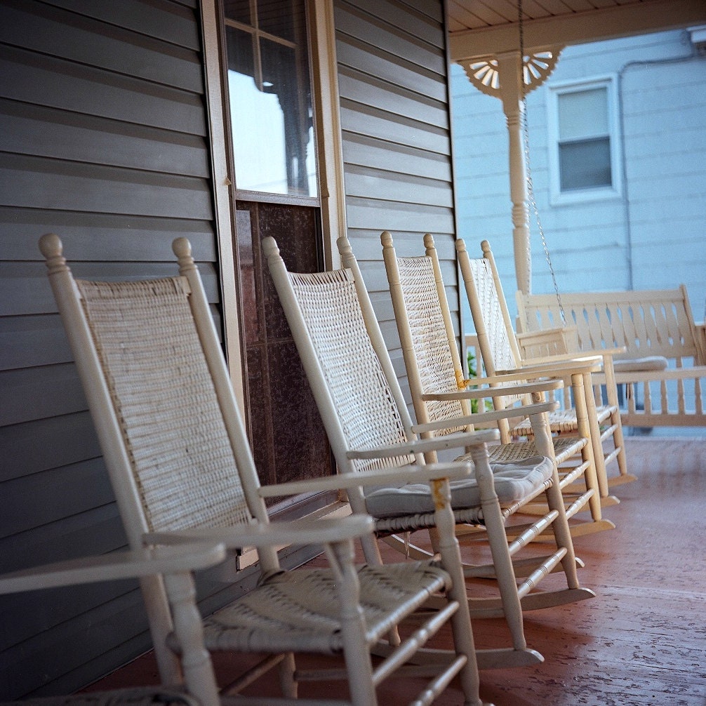 On the Porch - 8 by 8 print