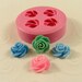 Rose Cabochon Flexible Silicone Mold/Mould (13mm) for Crafts, Jewelry, fondant, chocolate, resin, pmc,  polymer clay) (222)