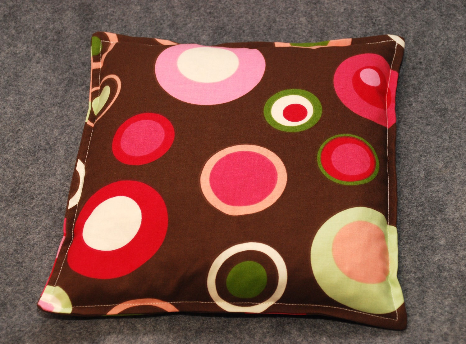Corn Bag Microwave Heating Pad -- Candy Kiss, hand warmer 9x9