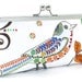Bird White Orange Blue Green Clutch