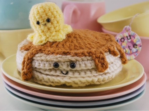 PDF Pattern- crochet stack of pancakes