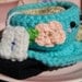 crochet cup of tea headband