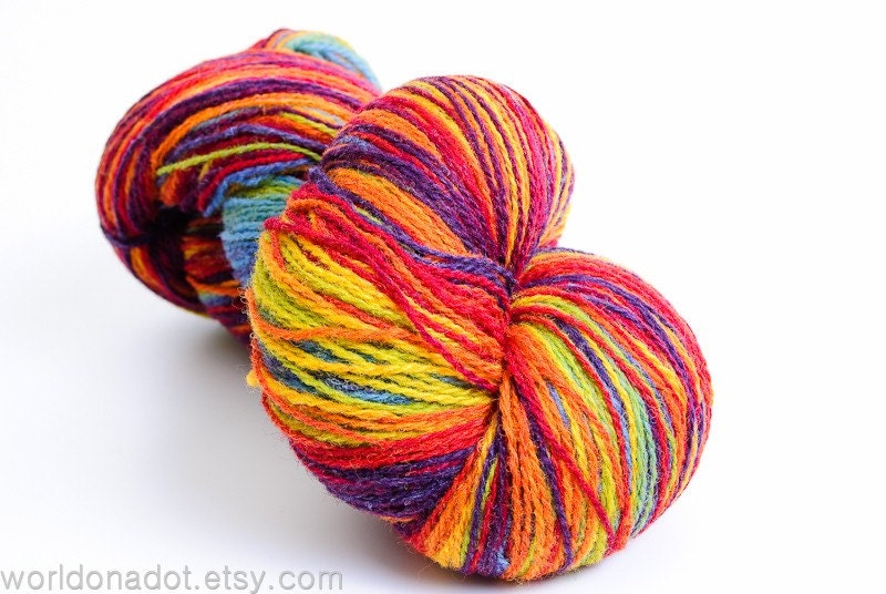 Kauni Wool Yarn, Self-Striping Rainbow, FREE SHIPPING WORLDWIDE - Kauni Kauni Wool Yarn, Self-Striping Rainbow, FREE SHIPPING WORLDWIDE - Kauni