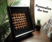 7 Year Wedding Anniversary Gift - Woven Copper Art