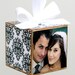 Personalized Black White Wedding Photo Block Shower Newlyweds Gift