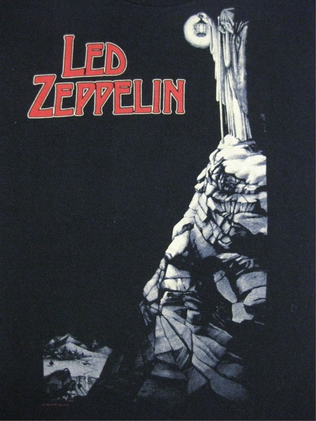 Original LED ZEPPELIN vintage 1984 SHIRT xl