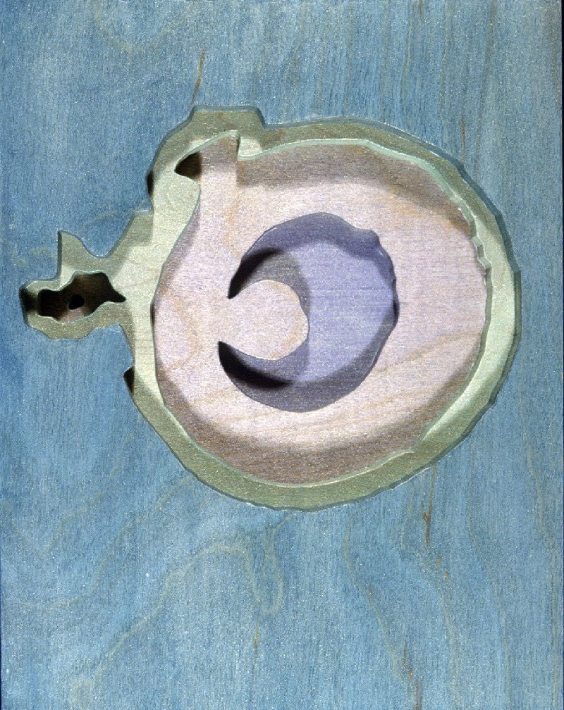 Baby Capulin, New Mexico, Acrylic on Birch Plywood