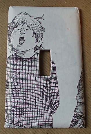 Alexander light switch plate