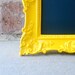 Yellow Gloss Vintage Style Chalkboard
