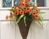 Summer Wreaths - Front Door Wreath - Orange Sunflowers - Year Round Wreath - Wreaths - Sunflowers Summer Wreath