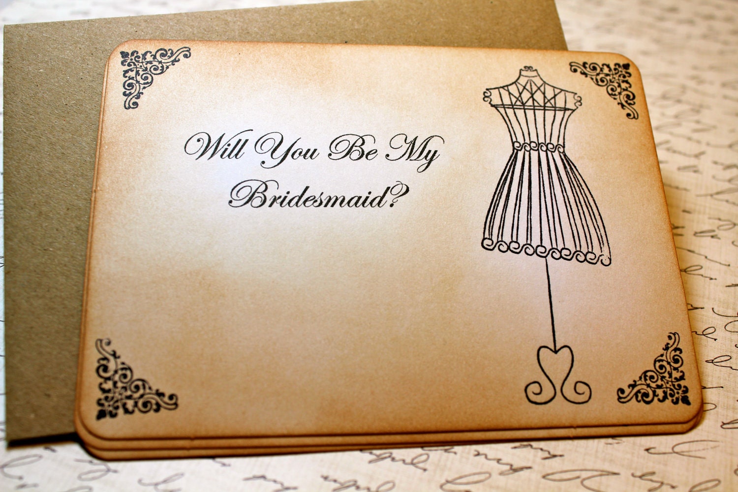 Will You Be My Bridesmaid Cards - Set of 3