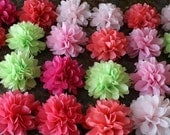 100 Napkin Ring Pom Kit ... Your Choice of Color Il_170x135
