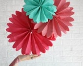Party decorations - 3 pomwheels ... pick your colors. Il_170x135