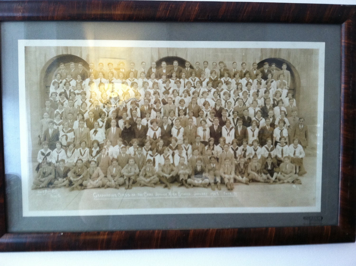 1927 Cooke Junior High School Graduation Photo, Philadelphia Pa