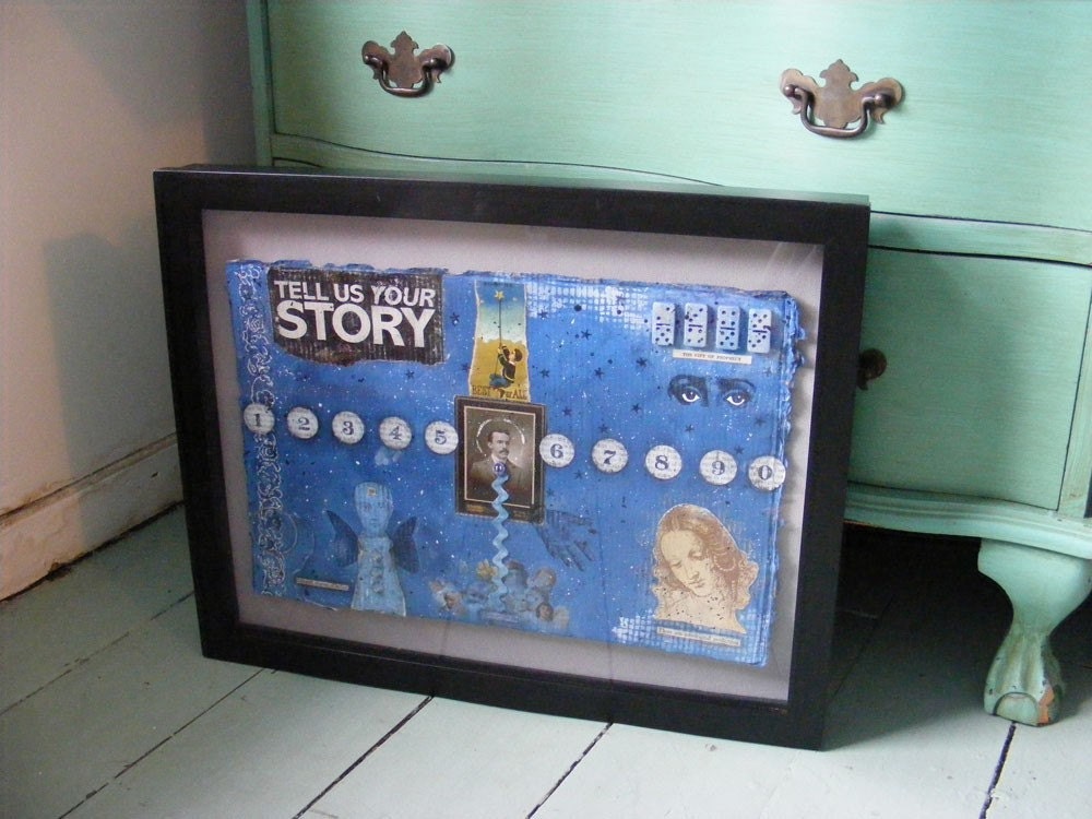 MIxed Media Collage - Tell Us Your Story