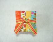Set of 8 scraptacular fabric coasters