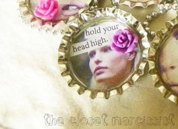 Hold Your Head High Bottlecap Necklace