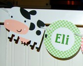 Animal High Chair Banner, Boy or Girl