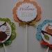 3 Birthday Party Centerpiece Picks, You Pick the Colors/Theme