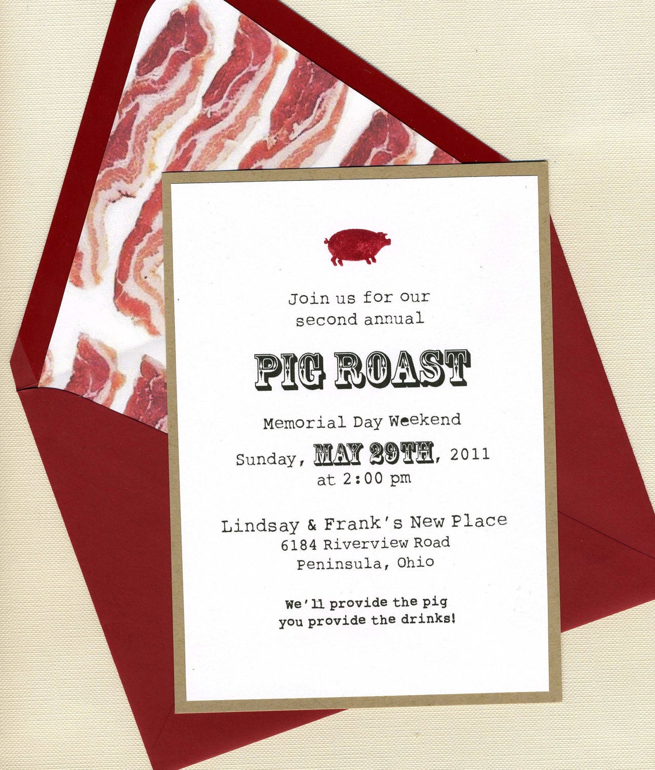 Pig Roast Invite